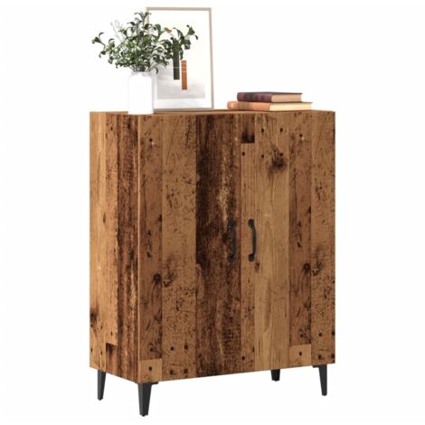 Aparador de madera de ingeniería envejecida 70x34x90 cm vidaXL