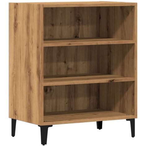 Aparador de madera de ingeniería roble artisan 57x35x70 cm vidaXL
