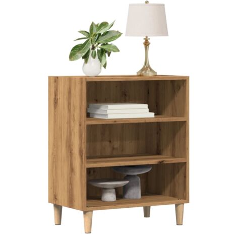 Aparador de madera de ingeniería roble artisan 57x35x75 cm vidaXL