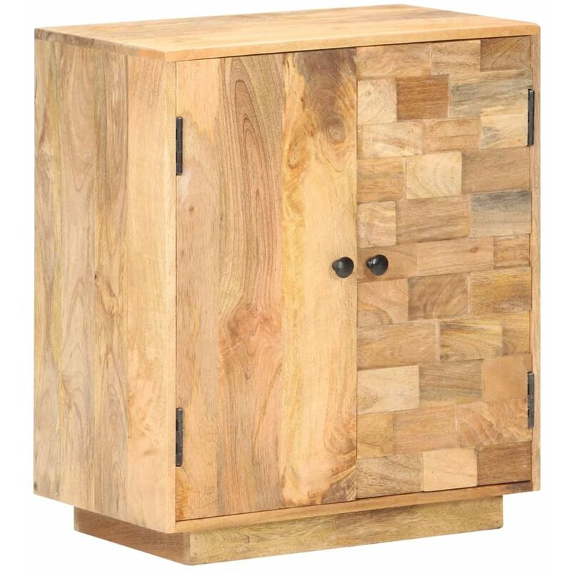 

Aparador de madera de mango maciza 60x35x70 cm