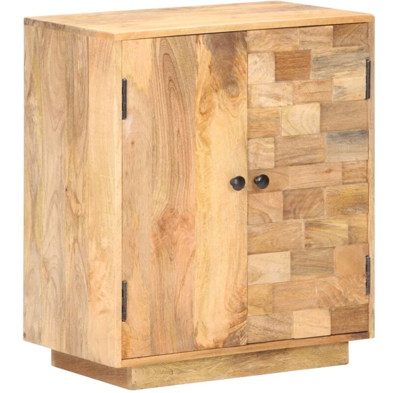 

vidaXL Aparador de madera de mango maciza 60x35x70 cm - Marrón