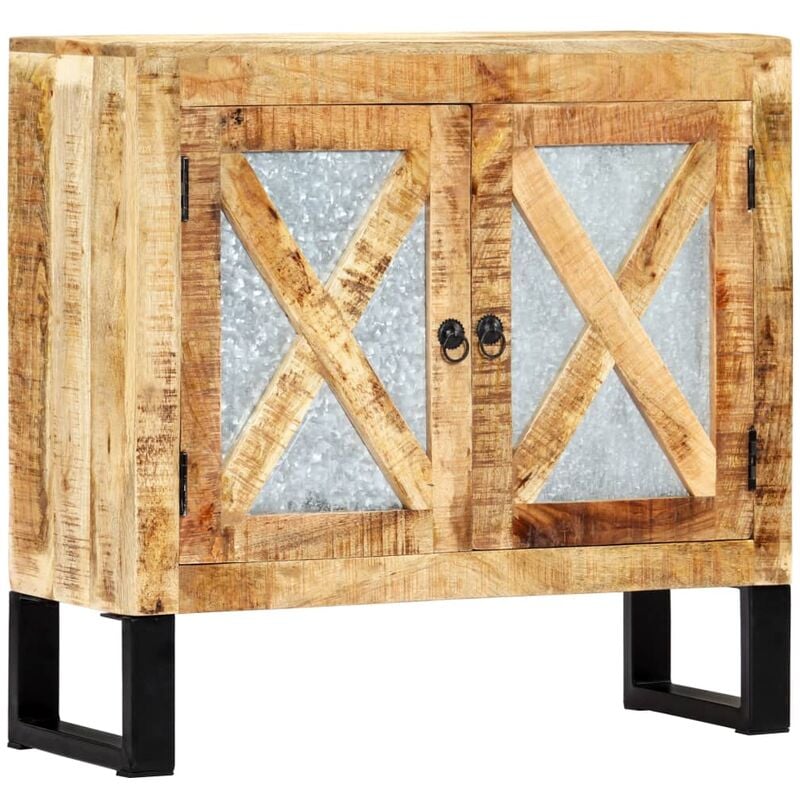 

Aparador de madera de mango maciza 80x30x76 cm