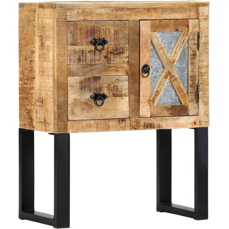 

Madera Maciza de Mango Aparador 60x30x76 cm - Negro - Vidaxl