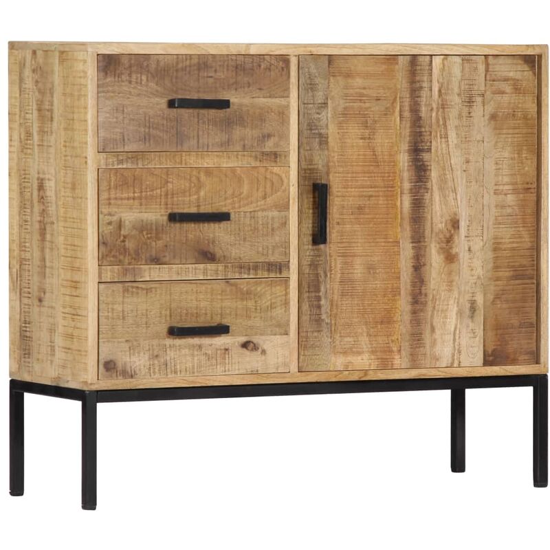 

Aparador de madera de mango maciza 88x30x71 cm