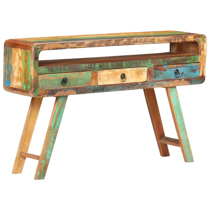

Vidaxl - Aparador de madera 120x30x75 cm de maciza reciclada - Multicolor