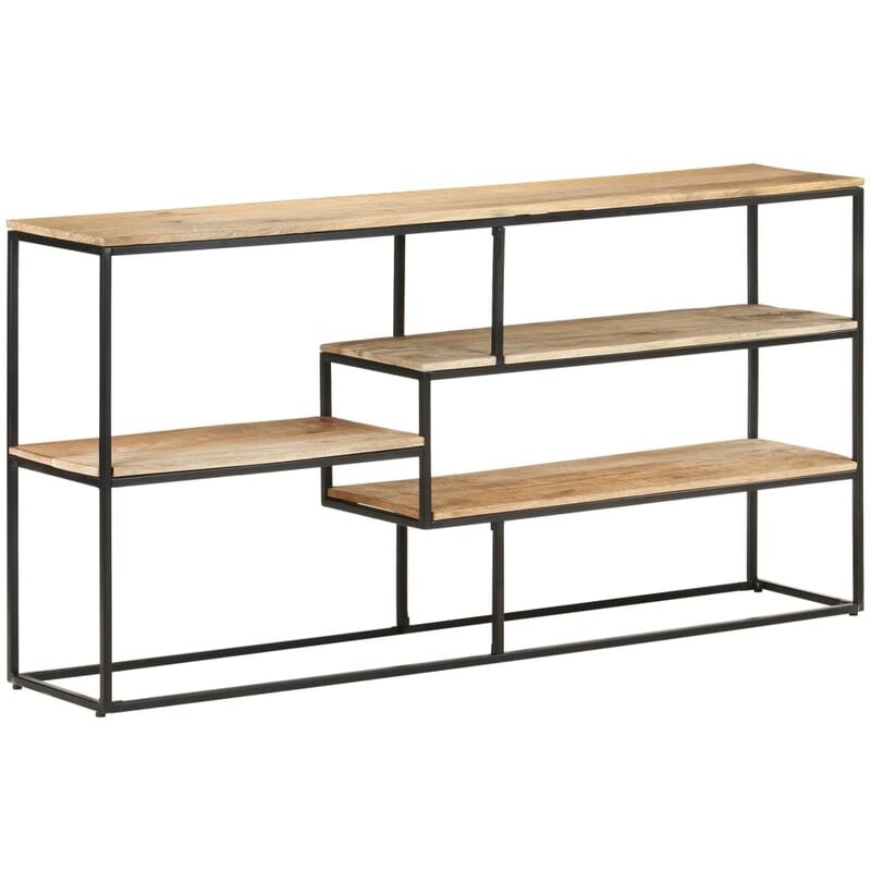 

Aparador de madera de mango rugosa 150x30x75 cm