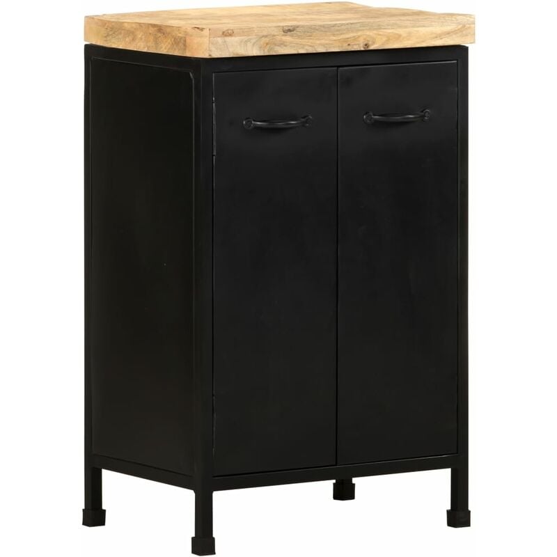 

Aparador de madera de mango rugosa 47x35x76 cm