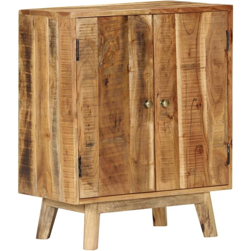 

vidaXL Aparador de madera de mango rugosa 60x35x74 cm - Marrón