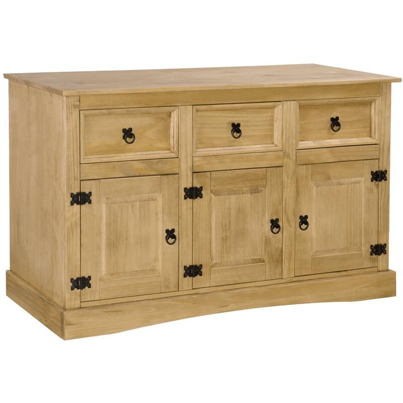 

Aparador de madera de pino mexicano gama Corona 132x43x78 cm