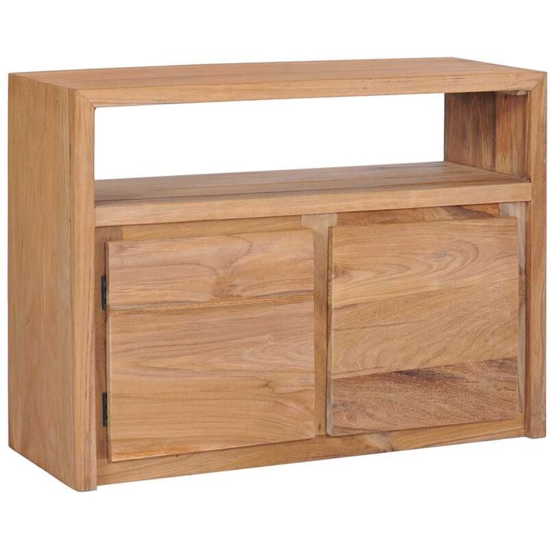 

vidaXL Aparador de madera de teca maciza 80x30x60 cm - Marrón