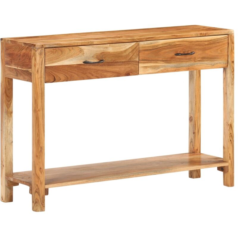 

vidaXL Aparador de madera maciza de acacia 110x30x75 cm - Marrón