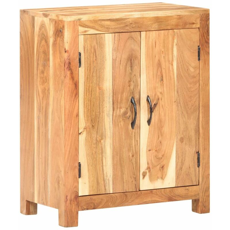 

Happyshopping - Aparador de madera maciza de acacia 60x35x75 cm