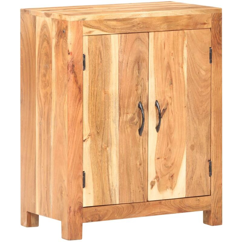 

Aparador de madera maciza de acacia 60x35x75 cm