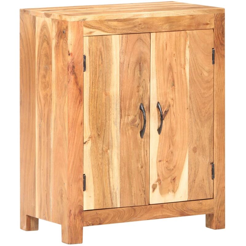 

vidaXL Aparador de madera maciza de acacia 60x35x75 cm - Marrón