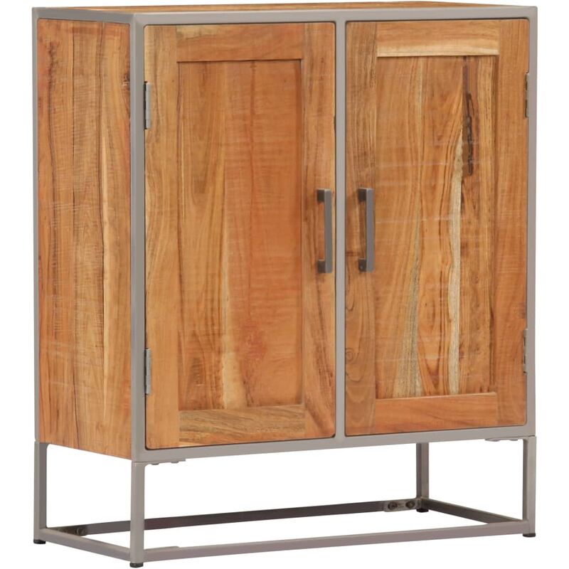 

Aparador de madera maciza de acacia 65x30x75 cm