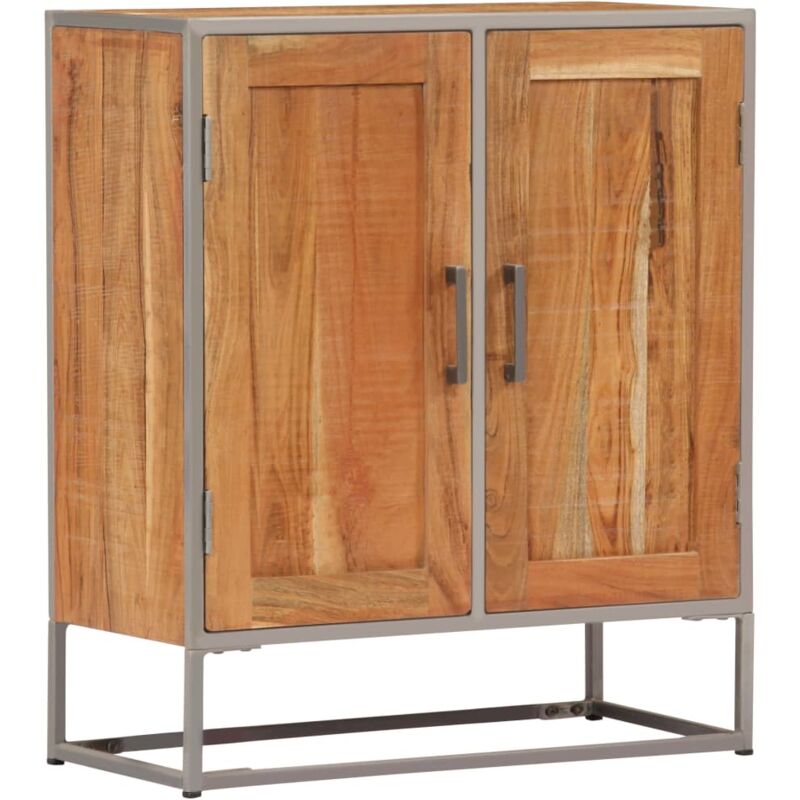 

vidaXL Aparador de madera maciza de acacia 65x30x75 cm - Marrón