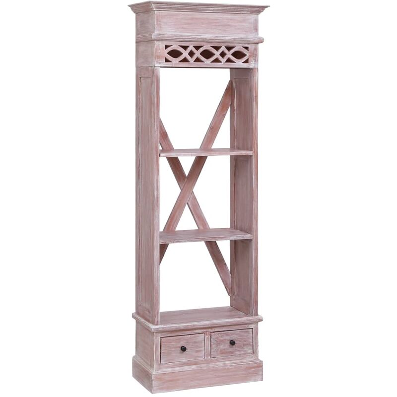 

Aparador de madera maciza de caoba 60x30x180 cm