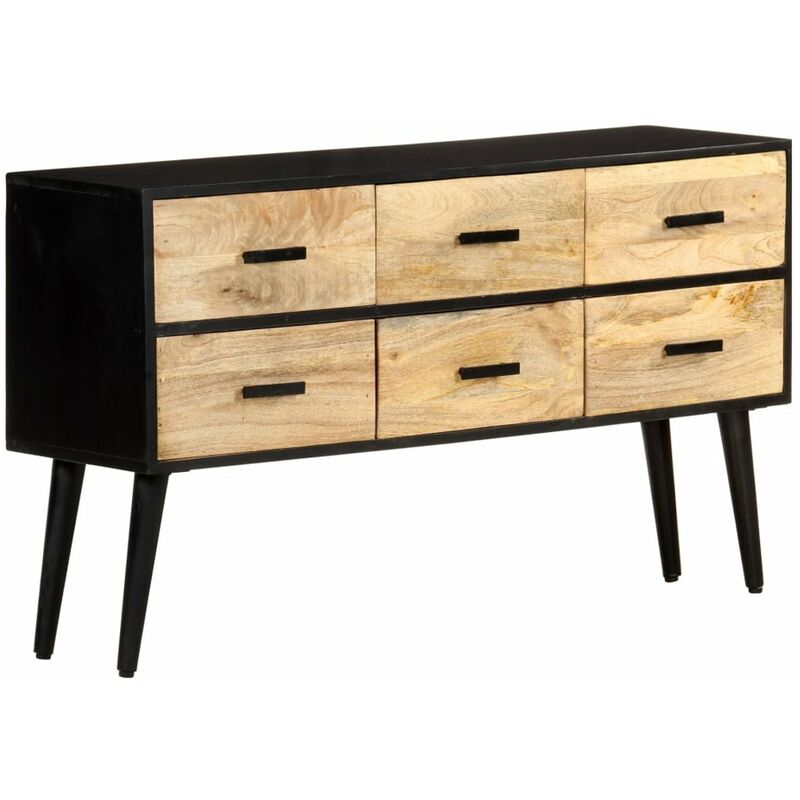 

Happyshopping - Aparador de madera maciza de mango 110x33x64 cm