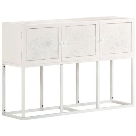 Aparador de madera maciza de mango 115x30x76 cm vidaXL