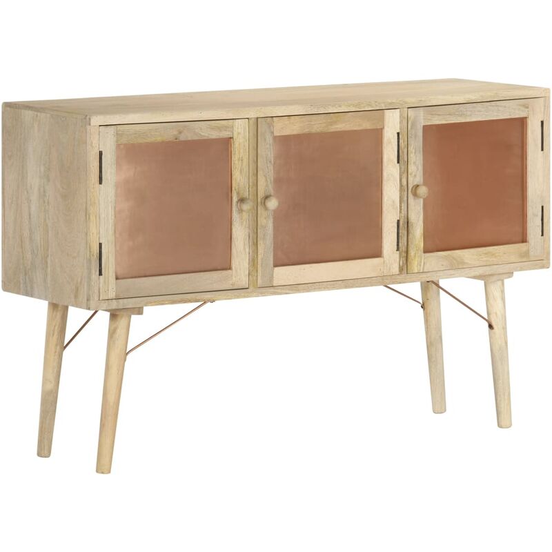 

Aparador de madera maciza de mango 118x35x75 cm