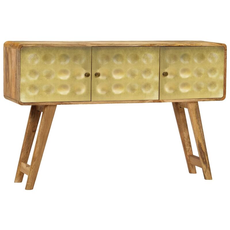 

Aparador de madera maciza de mango 120x30x80 cm