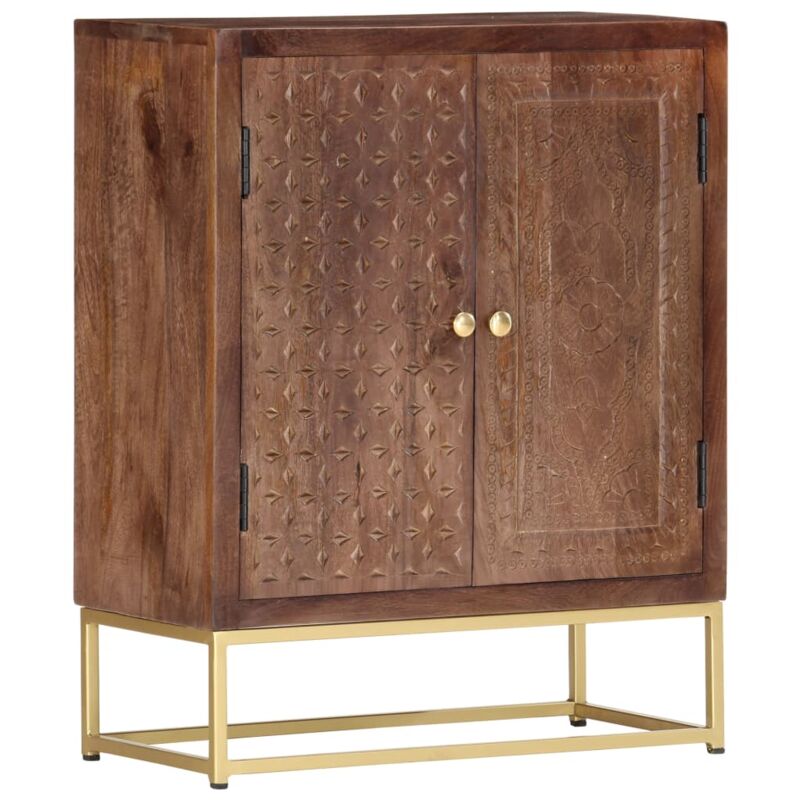 

Vidaxl - Aparador de madera maciza de mango 60x30x75 cm - Marrón