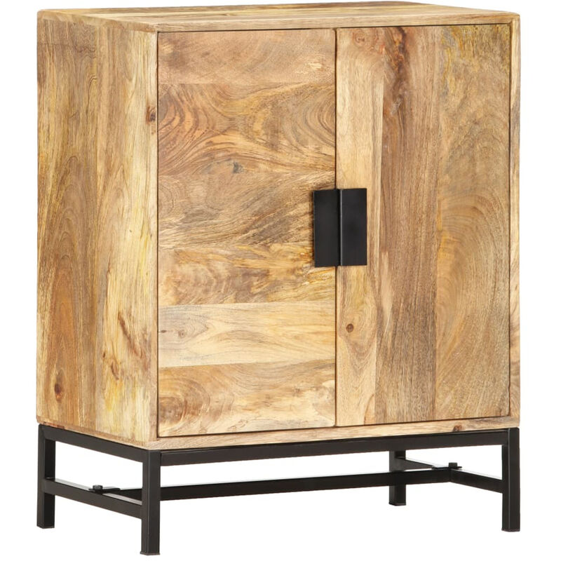 

Happyshopping - Aparador de madera maciza de mango 60x35x75 cm