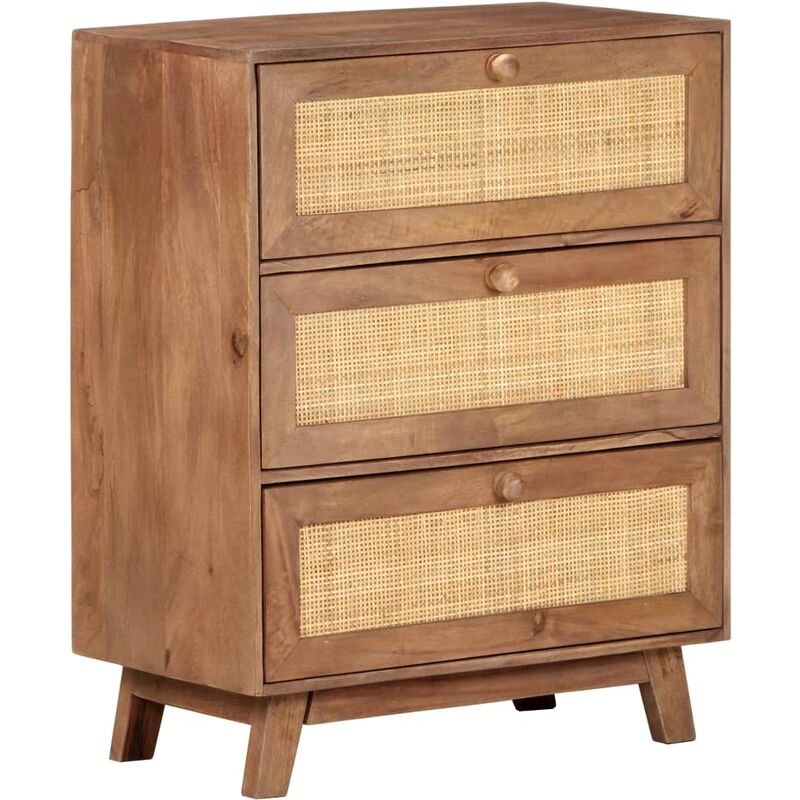 

Aparador de madera maciza de mango 61x35x76 cm