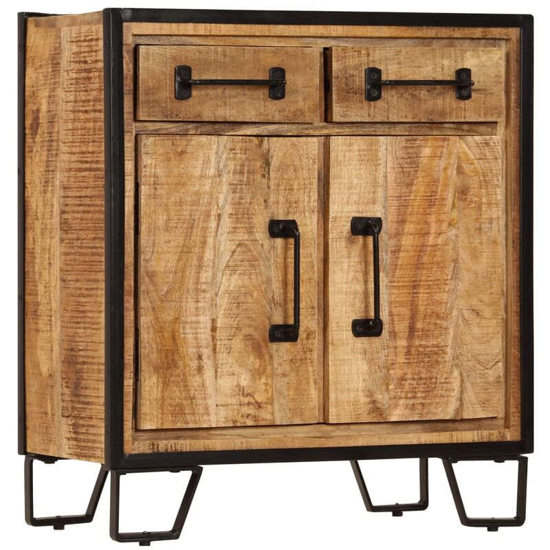 

vidaXL Aparador de madera maciza de mango 65x30x70 cm - Marrón