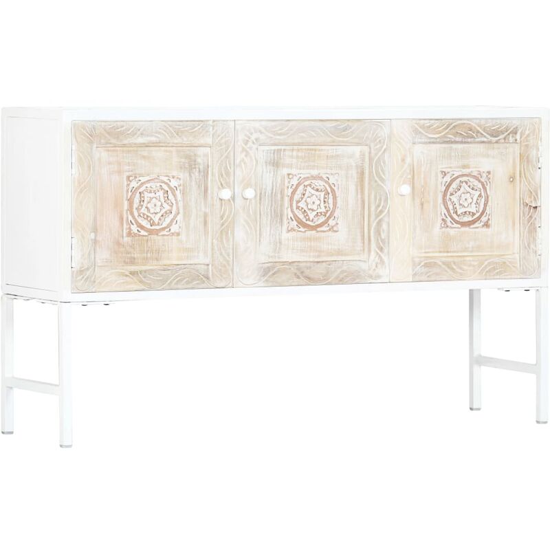 

Madera Maciza de Mango Aparador 120x30x70 cm - Marrón - Vidaxl