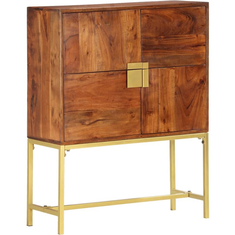 

Aparador 80x30x100 cm de Madera Maciza de Acacia - Marrón - Vidaxl