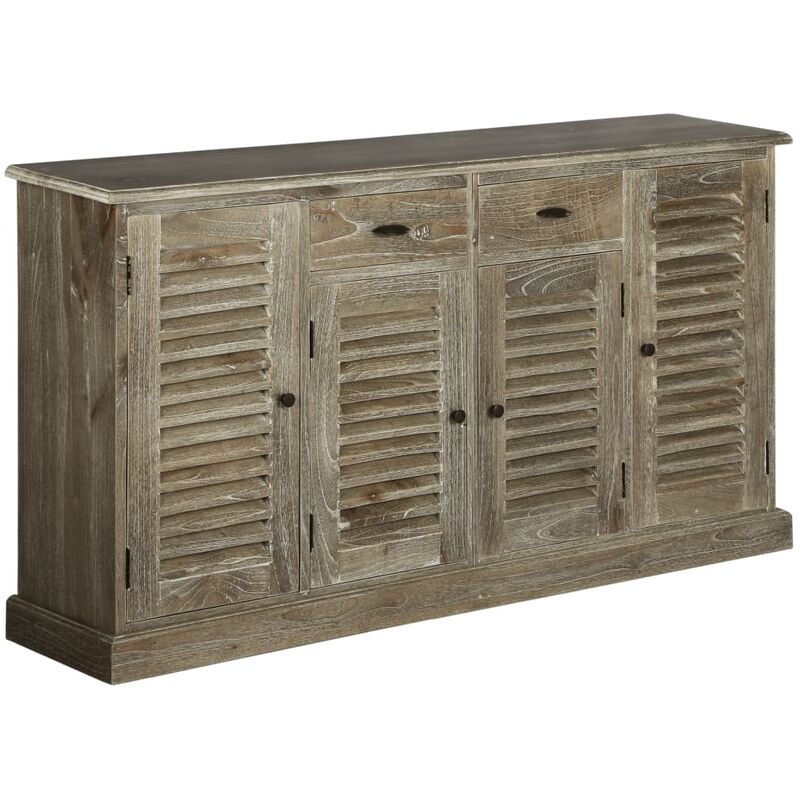 

Aparador de madera maciza de mindi 145x32,5x77 cm - Marrón - Vidaxl
