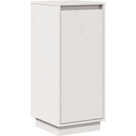 Aparador de madera maciza de pino blanco 31,5x34x75 cm vidaXL