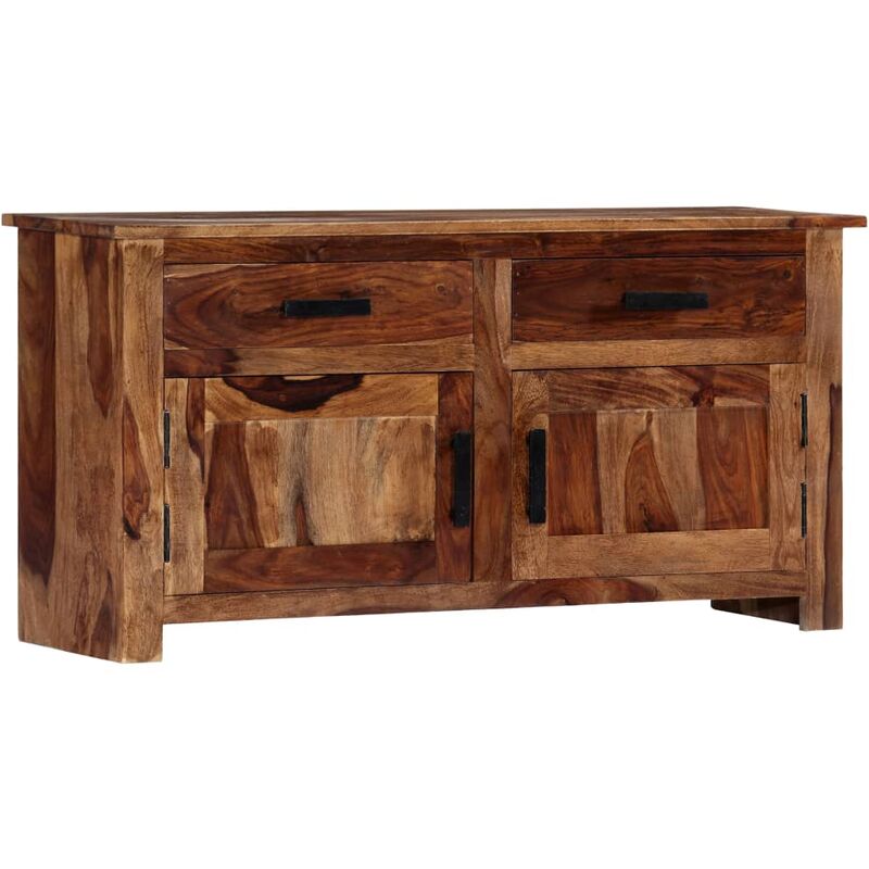 

Aparador de madera maciza de sheesham 100x30x50 cm - Marrón