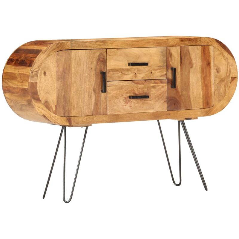 

Bh Design - Aparador de madera maciza de sheesham 118x28x75 cm