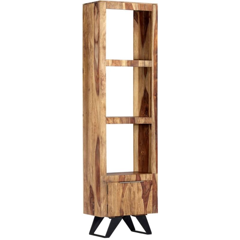 

vidaXL Aparador de madera maciza de sheesham 45x28x180 cm - Marrón