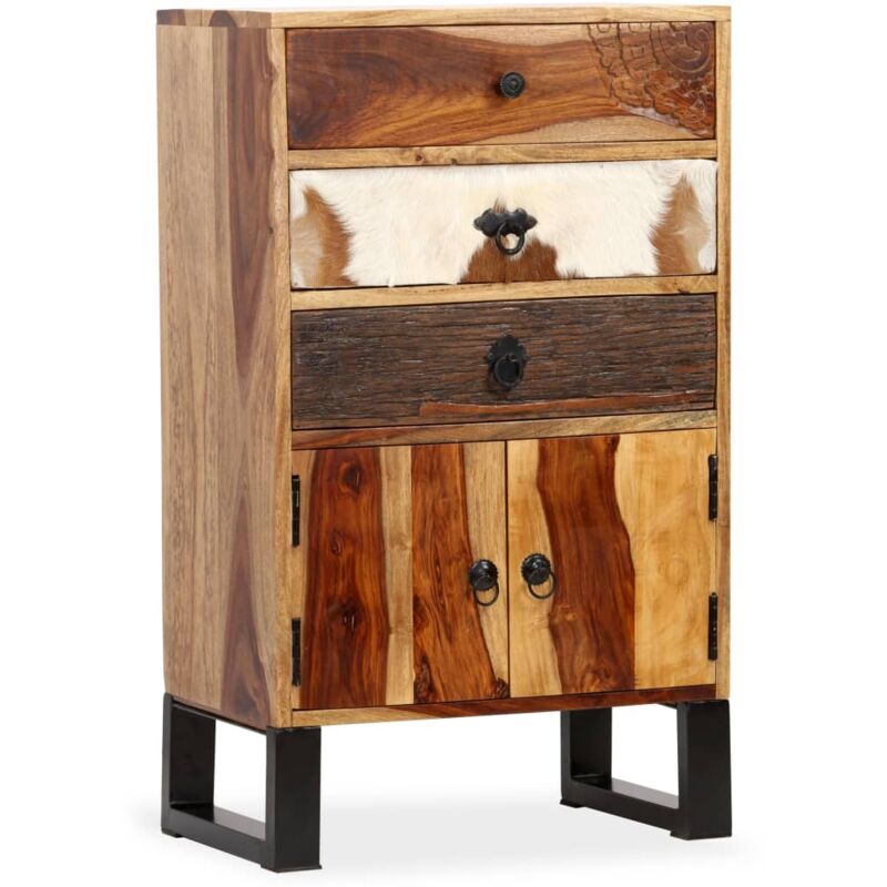 

vidaXL Aparador de madera maciza de sheesham 50x30x86 cm - Marrón