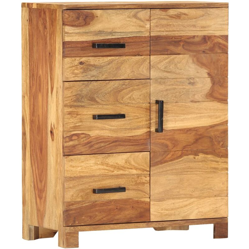 

Aparador de madera maciza de sheesham 58x30x75 cm - Marrón - Vidaxl