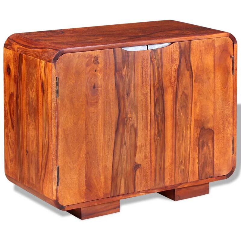 

Aparador de madera maciza de sheesham 75x35x60 cm - Marrón