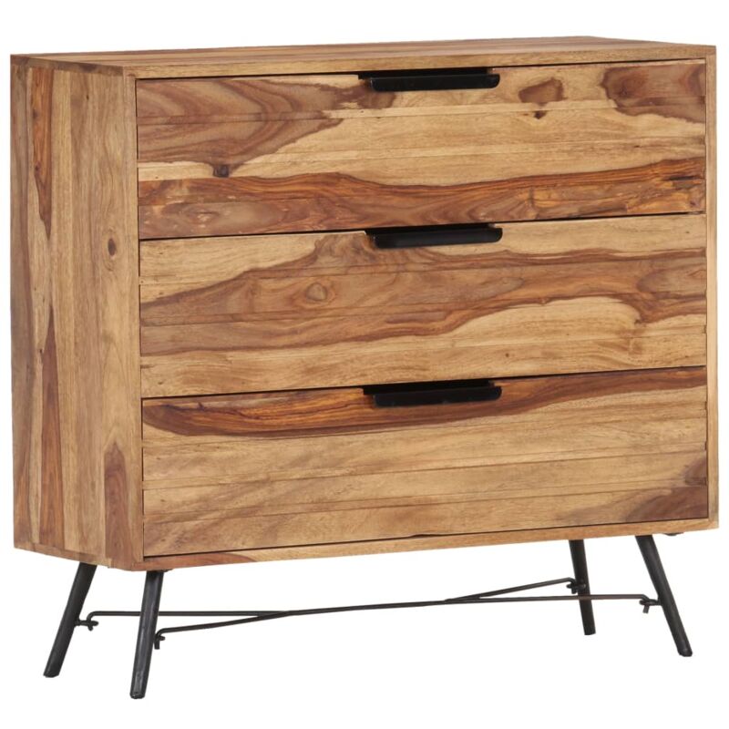

vidaXL Aparador de madera maciza de sheesham 80x30x75 cm - Marrón