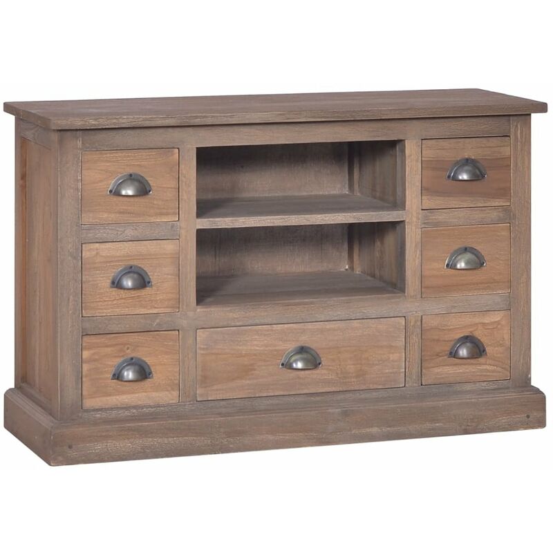 

Aparador de madera maciza de teca 90x30x58 cm
