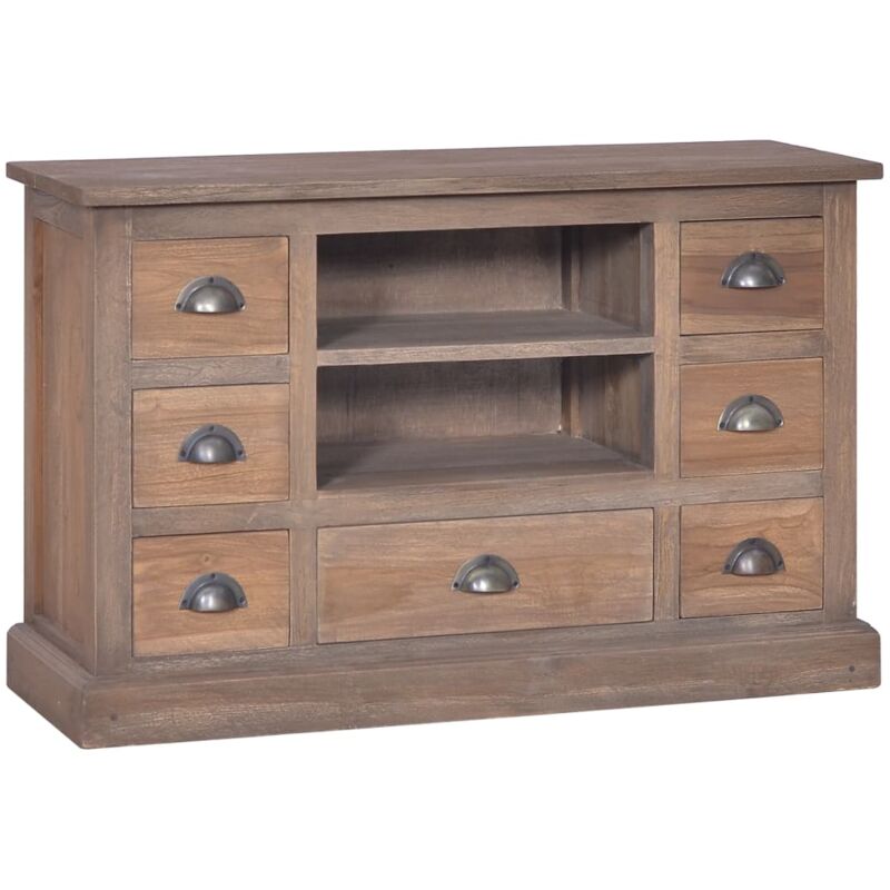 

vidaXL Aparador de madera maciza de teca 90x30x58 cm - Marrón