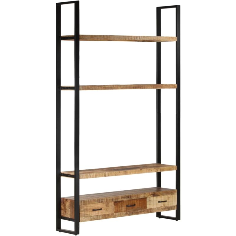 

Aparador de madera maciza 118x30x200 cm de mango rugosa - Marrón - Vidaxl