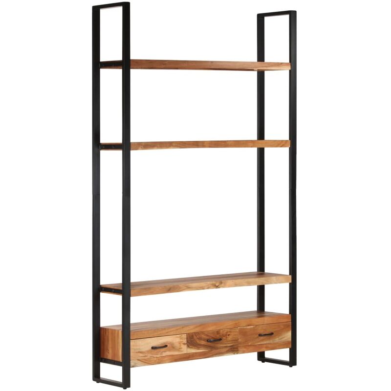 

vidaXL Aparador de madera maciza 118x30x200 cm de acacia - Marrón