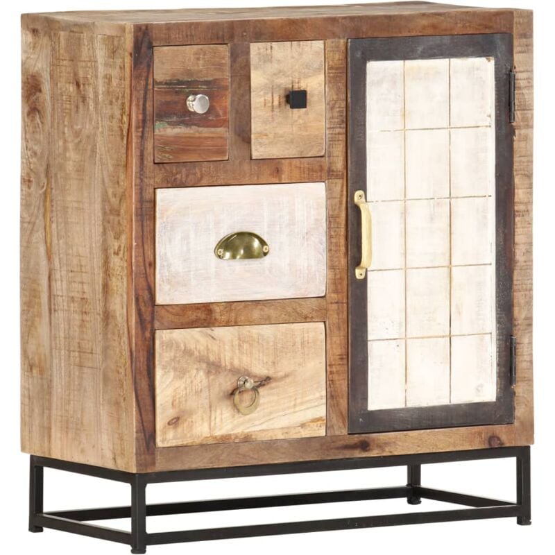 

Vidaxl - Aparador de madera maciza reciclada 60x30x70 cm - Marrón
