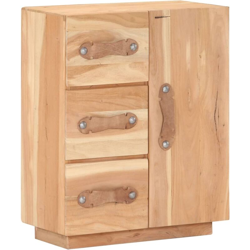 

Aparador de madera maciza reciclada 60x30x75 cm