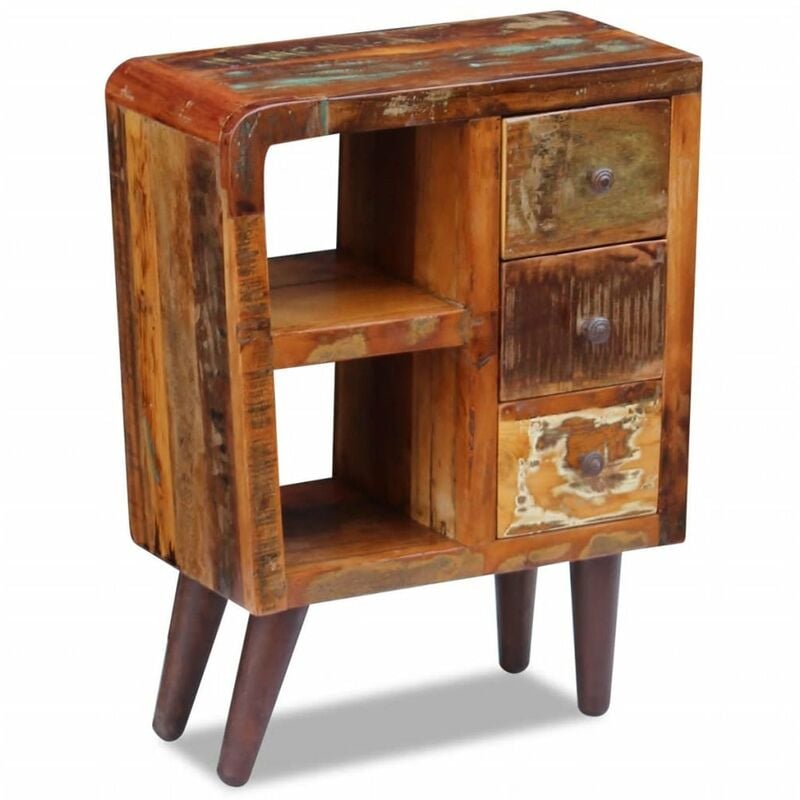 

Happyshopping - Aparador de madera maciza reciclada 60x30x80 cm