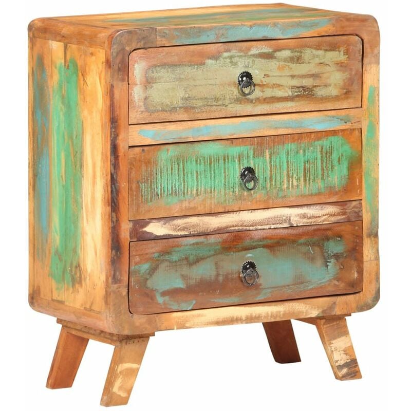 

Aparador de madera maciza reciclada 60x35x75 cm