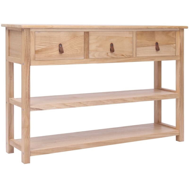 

Aparador de Madera 115x30x76 cm Color Natural - Marrón - Vidaxl