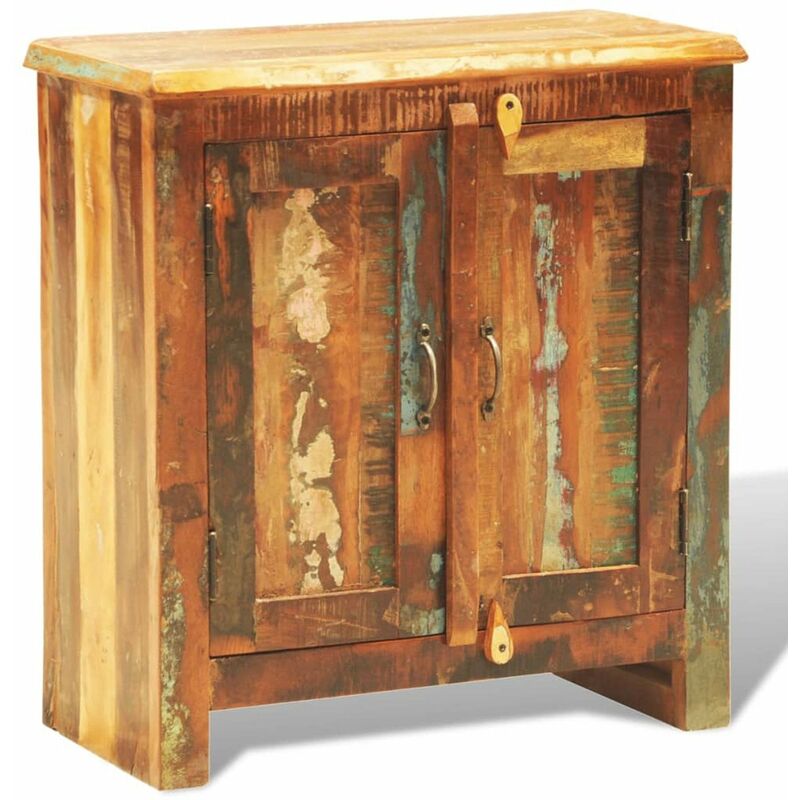 

Happyshopping - Aparador de madera reciclada con 2 puertas estilo vintage
